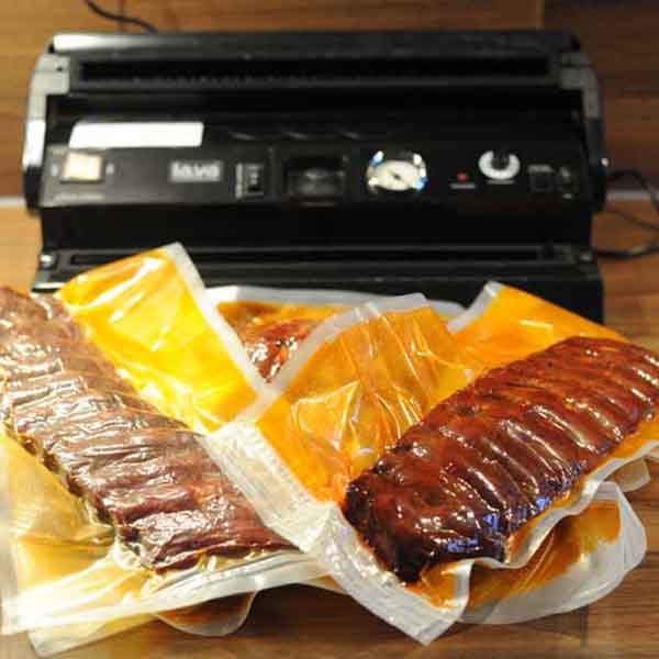 Schweinefleisch Sous-Vide gegart 