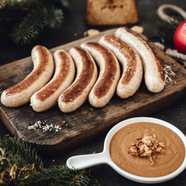 Schlesische Weißwurst – Die traditionelle Weihnachts-Bratwurst aus Schlesien