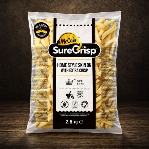 McCain SureCrisp Home Style Skin on Fries tiefgefroren - 2,5 kg Beutel