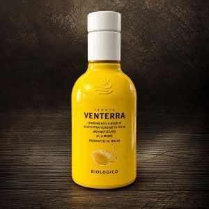 Tenuta Venterra | Biologico | sortenreines Extra Natives Bio-Olivenöl | Aromatisiert mit Zitrone | 250ml
