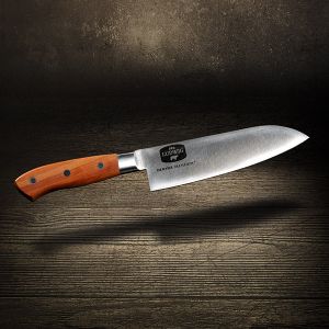 Hochwertiges Santoku Messer mit Pflaumeholzgriff und Gravur von F.Dick
|Metzgerei DER LUWIG |Hier bestellen |