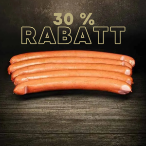 Brühwürstchen | Frankfurter Würstchen | Wiener Würstchen | 380g (5 Stück) 