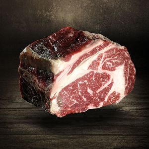 Rib Eye Steak Dry Aged 1000g vom Simmentaler Rind Färse trocken gereift in Ludwigs Carnothek marmoriert mit dem klassischen Fettauge ideal für die Zubereitung auf dem Grill oder in der Pfanne RibEye Entrecote am Stück bei Der Ludwig kaufen 2323 002