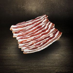 Bacon gesmoked | Bauchfleisch geräuchert| geschnitten | Deutsches Landschwein | Frischluftstall 180g