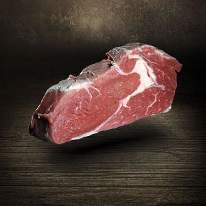 Rib Eye Steak Aqua Aged 400g vom Simmentaler Rind Färse vier Wochen in natürlichem Mineralwasser gereift Exklusiv bei Der Ludwig ideal für die Zubereitung in der Pfanne oder auf dem Grill RibEye Steak bei Der Ludwig kaufen