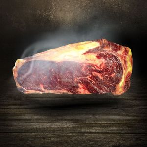 Smoked Dry aged Rib Eye Rind 2529 001 kalt geräuchert über Buchenholz das ganz besondere Steak Geschmackserlebnis Smoked Beef bei Der Ludwig kaufen