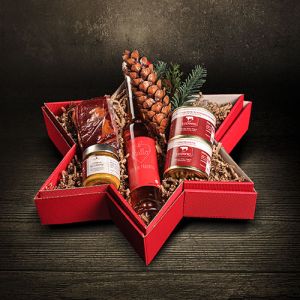 Präsentkorb Sternschnuppe hier kaufen I Metzgerei DER LUDWIG  Weihnachtspräsente