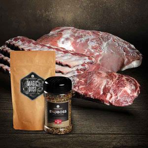 Pulled Pork Schulter 3,5kg vom Deutschen Landschwein Schweineschulter mit Knochen perfekt zum smoken und Pulled Pork Sandwich der Streetfood Trend 2015 die Königsdisziplin des BBQ Long Job Pulled Pork Schulter kaufen bei Der Ludwig 2442