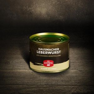 Konserven | Hausmacher Leberwurst | Dose | 200g| hier kaufen Metzgerei DER LUDWIG