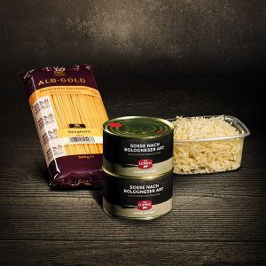 Home Office Paket | Italiano | Bolognese | Spaghetti | Parmesan | Hier kaufen | Metzgerei DER LUDWIG