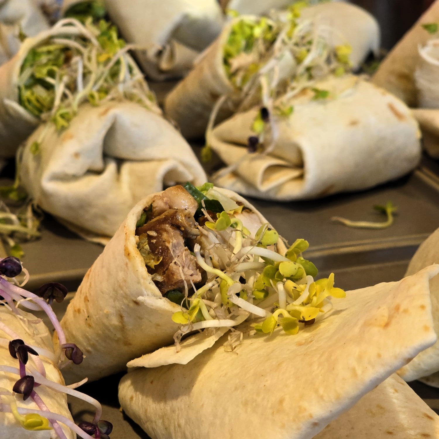Casesar-Style Chicken Wrap