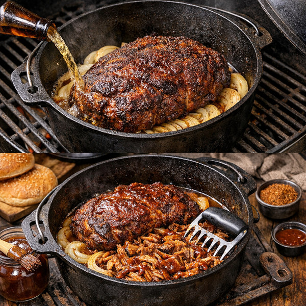 Pulled Pork aus dem Dutch Oven