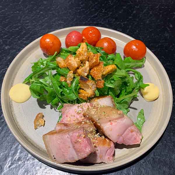 Pork| Feuertomate | Rucola
