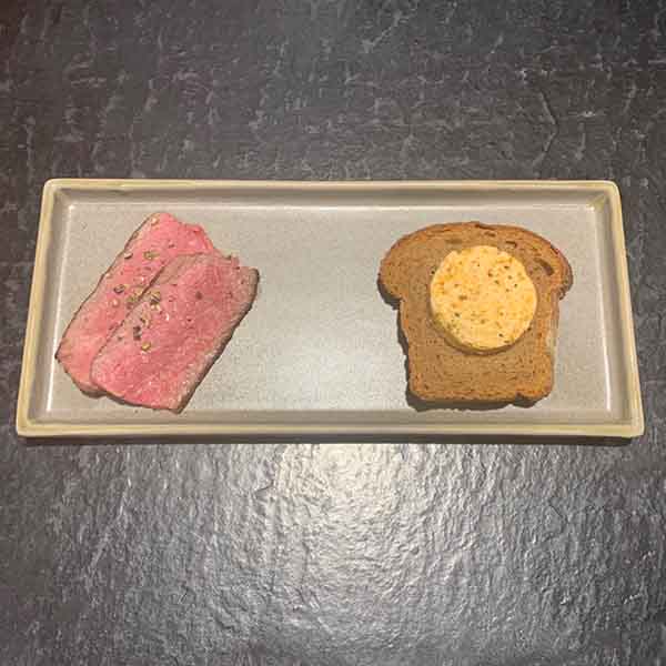 US Rumpsteak | Beef Booster Butter | Brot