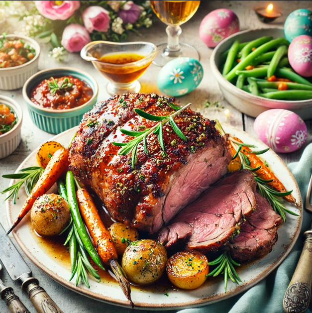 Österliches Rezept für eine zarte Lammschulter