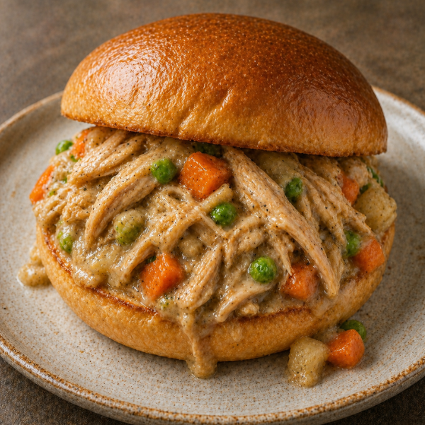 Pulled Chicken Burger