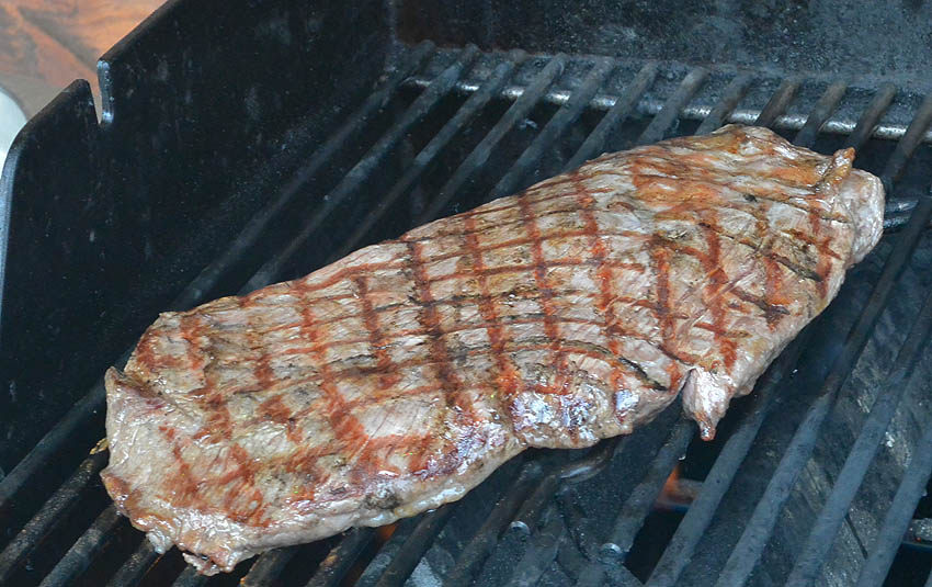 Flanksteak von Der Ludwig auf dem Grill